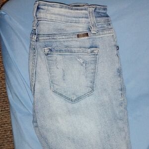 Sky Blue Skinny Jeans for Women